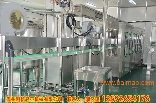 果粒果汁饮料生产线及含果粒饮料灌装机 科信现货全解析