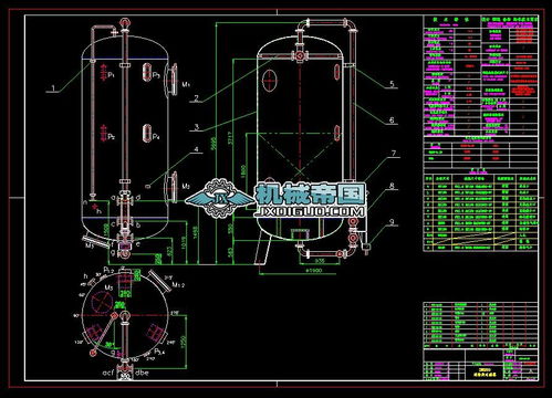 活性碳过滤器CAD图纸下载指南
